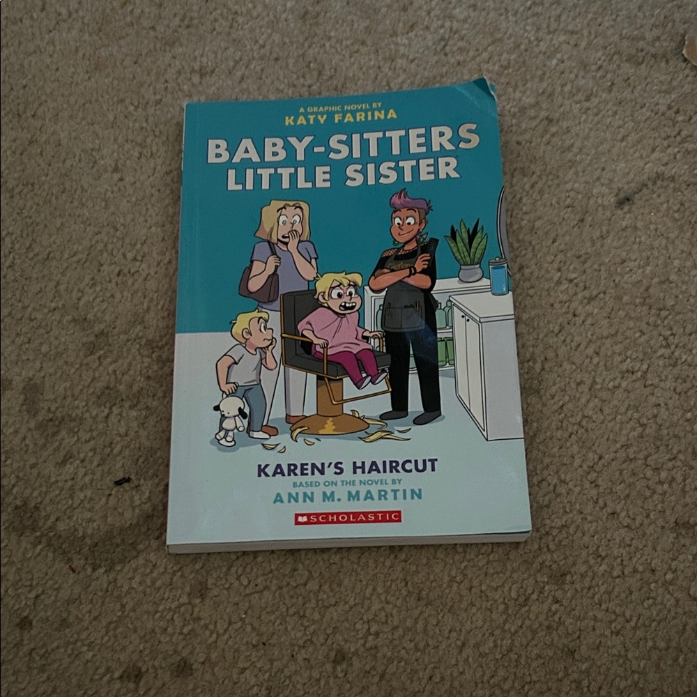 Scholastic Baby-Sitters Little Sister Book - Blue and White Cover